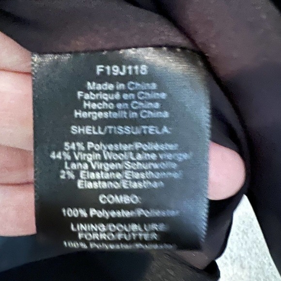 NWT RACHEL ZOE One Button Single Breasted Boyfriend Blazer Black $495 Wool Blend - Picture 7 of 7